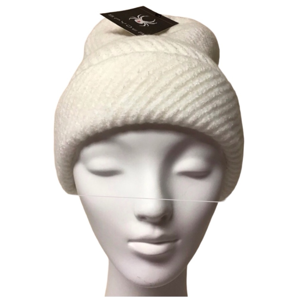 Spyder Diagonal Dimensional Ribbed Cuff Beanie - Picture 5 of 9